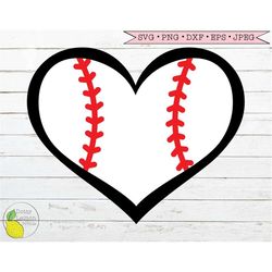 Baseball svg, Baseball Mom svg, Baseball Stitches svg, Heart svg, Love Baseball svg files for Cricut Downloads Silhouett
