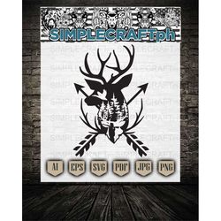 deer || deer sticker || deer hide || beer deer || deer hunting || deer hunting svg || deer hunting gifts || deer horn