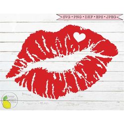 Valentine svg, Heart Lips svg Valentines Day svg Kiss svg Hugs and Kisses XOXO svg Love svg Files for Cricut Downloads S