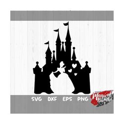 Castle Svg, Mouse Castle Svg, Magic Mouse Svg, Magical Castle Svg, Castle Svg, Princess Castle Svg, Mouse Ears Svg, Dxf,