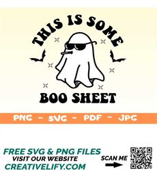 This Is Some Boo Sheet Svg Png,Halloween Ghost Png Svg,Funny Halloween Svg,Funny Ghost Png,Cute Ghost Svg,Cricut,Boo she