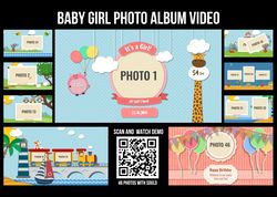 baby girl photo album video, photo album birthday video mov format