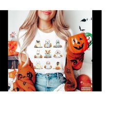 Dog Halloween Sweatshirt, Cute Ghost Dog Shirt, Ghost Dog Shirt, Spooky Dog Shirt, Dog Mom Halloween, Dog Lovers Shirt,