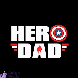 Marvel Fathers Day Captain America Shield Hero Dad Logo Tank Top, Fathers Day Svg