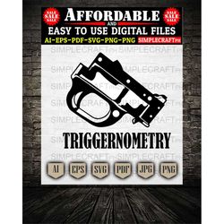 I Study Triggernometry svg || 2nd Amendment svg  || Defend the 2nd svg  ||  Gun Rights svg || 2nd Amendment tshirt || tr