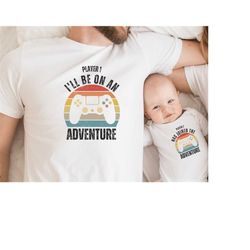 Dad and Child Shirt New Daddy Tshirt Daddy Baby Matching Gamer Dad T Shirt Daddy and Me Father Son Shirt Daddy and Daugh