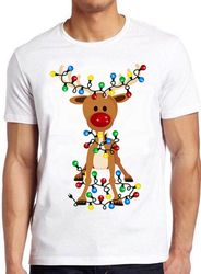 Christmas Reindeer Xmas Adorable Party Gift Man Woman Tee T Shirt 452