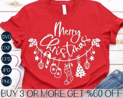 Merry Christmas SVG, Christmas Shirt SVG, Christmas PNG, Christmas Tree Svg, Popular Svg, Svg File For Cricut, Sublimati
