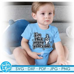 Funny First Birthday SVG, 1st Birthday svg,  1 year old SVG, Baby Boy Svg, Girl Svg Cut File for Cricut. Clipart eps, pn