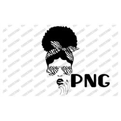 Afro Bun Zebra Print PNG for Sublimation, Black Queen, Black Woman, Bun Life, mom Life, black queen instand download png