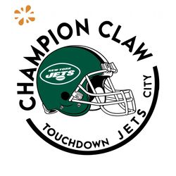 Champion Claw Touchdown Jets City Svg, Sport Svg, New York Jets Svg, New York Jets Football Team Svg, New York Jets Helm