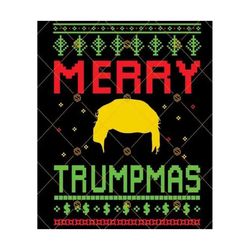 file Merry TrumpMas SVG, Trump Ugly Christmas Sweater SVG