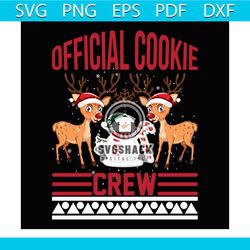Official Cookie Crew Svg, Christmas Svg, Crew Svg, Cookie svg, Reindeer svg