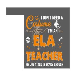 file SVG I Don't Need A Costume I'm Math Teacher Halloween SVG PNG