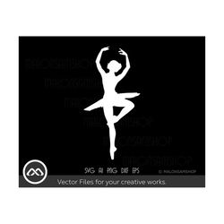 Dance SVG ballet 5 - dance silhouette,dancing svg, ballerina svg, ballet svg, cricut svg