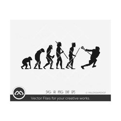 lacrosse svg evolution - lacrosse svg, lacrosse player svg, lax svg, sports svg, svg cut file, digital file, clipart
