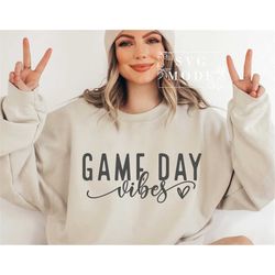 Game Day Vibes SVG PNG PDF, Game Day Svg, Football Svg, Game Day T-Shirt, Football Mom Svg, Sports T-Shirt Svg, Game Day
