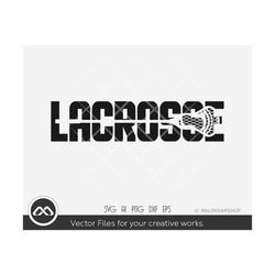 Lacrosse SVG Logo stick - lacrosse stick svg, lacrosse clipart, sports svg, svg cut file, digital file