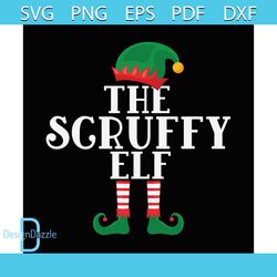 The scruffy elf Svg, Christmas Svg, ElfScruffy Svg, Elf Svg, Merry Christmas Svg, Xmas Svg