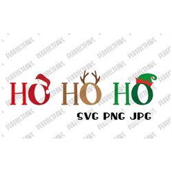 Ho Ho Ho Christmas SVG, Christmas Design, Christmas svg, Cut File, Sublimation, Printable, Cricut, Silhouette, svg png j