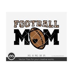 Football Mom Design SVG - football svg, Clipart, png, cut file,dxf eps, Vinyl cutting, Cricut file