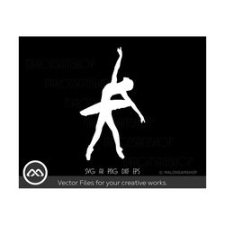 Dance SVG ballet 1 - dance silhouette,dancing svg, ballerina svg, ballet svg, cricut svg