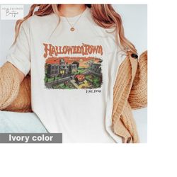 Vintage Halloween Town Est 1998 Comfort Shirt, Halloweentown Sweatshirt, Pumpkin Halloweentown Shirt, Halloween Party, G