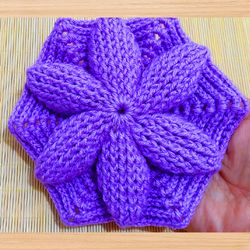 A Crochet hexagon motif Pdf Pattern