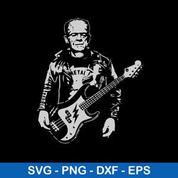 Frankenstein Bass Svg, Frankenstein Svg, Png Dxf Eps File