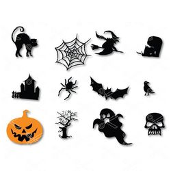 Halloween Bundle Svg, Halloween Clipart, Halloween Svg, Halloween Cricut Svg, Instant Download
