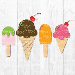 Ice Cream Bundle Svg, Ice Cream Svg, Ice Cream Clipart, Ice Cream Cricut Svg, Instant Download