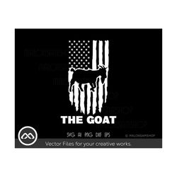Goat Hunter SVG American Flag Hunter - hunting svg, hunting clipart, easter shirt svg, hunt svg for Lovers