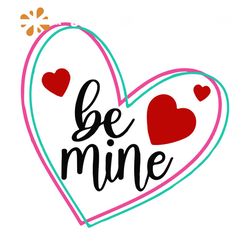 Valentines Day Be Mine Svg, Valentines Day Svg, Be Mine Svg, Be Mine Gift Svg, Valentine Gift Svg, Love svg, Valentine H