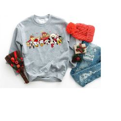 Disney Christmas Shirt, Mickey Mouse Shirt, Disney Shirt,Disney Sweatshirt, Christmas Shirt, Christmas Sweatshirt, Santa