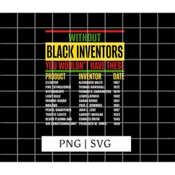 Black Inventors Black History SVG, African American SVG, Black History Month PNG