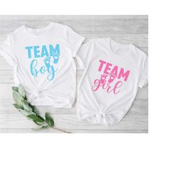 Team Boy or Girl Shirt, Gender Reveal Party Shirt, Gender Reveal Shirt, Gender Reveal Party, Gender Reveal TShirt
