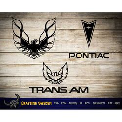 Pontiac Firebird Logo for cutting & - SVG, AI, PNG and Silhouette Studio