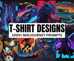 Midjourney Prompts AI | T-Shirt Designs | AI Art Prompts | POD Designs | Digital Art | Instant Access | Copy and Paste |