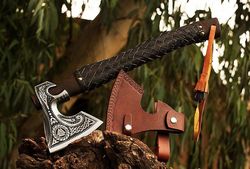 Viking axe HIGH CARBON HUNTING AXE VIKING TOMAHAWK HATCHET, SPECIAL FOR HIM GIFT
