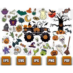 Halloween Instant Download, Halloween Svg, Halloween Digital Paper, Halloween Gift for Kids, Halloween Laptop Stickers,