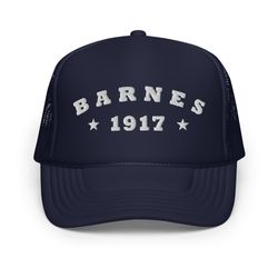 1917 barnes foam trucker hat, 1917 cap