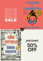 Lessons in Chemistry by Bonnie Garmus & Demon Copperhead by Barbara Kingsolver Bundle Lessons in Chemistry, Demon Copper