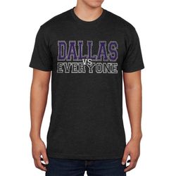 Dallas VS Everyone Vintage Distressed Mens Soft T Shirt