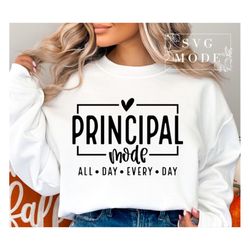 Principal Mode SVG PNG, One Loved Principal Svg, Best Principal Svg, Principal Appreciation Svg, Principal Life Svg, Fav
