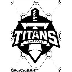 Titans Football - Digital Art File - SVG and  File for Cricut & Silhouette - Titan Football Mascot Team Digital Download