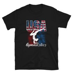 USA Gymnastics US Flag Gymnasts T-Shirt
