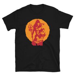 Sun Silhouette Shiva Shaivism Unisex T-Shirt