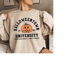 Halloweentown University Est 1998 Sweatshirt, HalloweenTown Shirt, Halloweentown 1998 Shirt, Halloween Sweater, Vintage