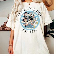 Vintage Mickey & Co 1928 Comfort Colors Shirt, Retro Vintage Disney Shirt, Disneyland Shirt, Disneyworld Shirts, Disney