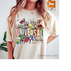 Universal Studios Comfort Color Shirt, Vintage Disney Universal Studios Shirt, Universal Studios Shirt, Disney Trip Shir